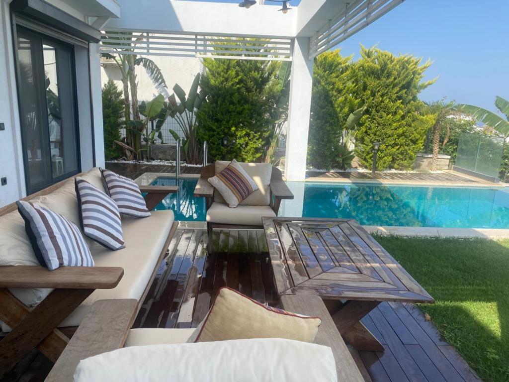 Villa Aleph-Kiralik Muestakil Havuzlu Luex Villa Бодрум Экстерьер фото