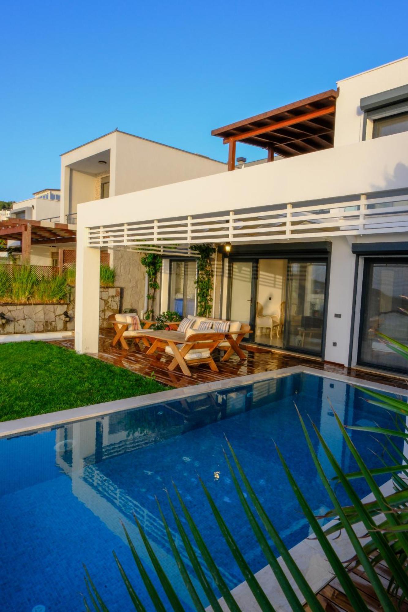 Villa Aleph-Kiralik Muestakil Havuzlu Luex Villa Бодрум Экстерьер фото