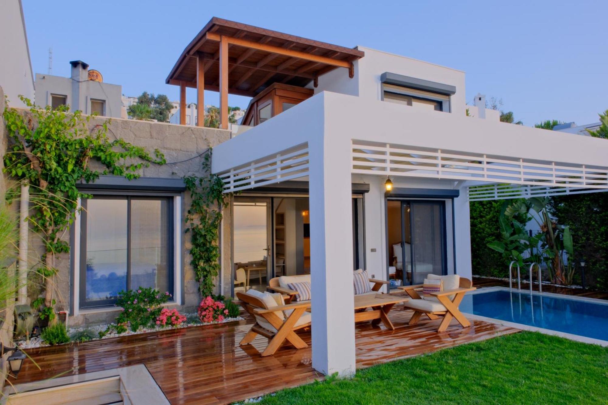 Villa Aleph-Kiralik Muestakil Havuzlu Luex Villa Бодрум Экстерьер фото